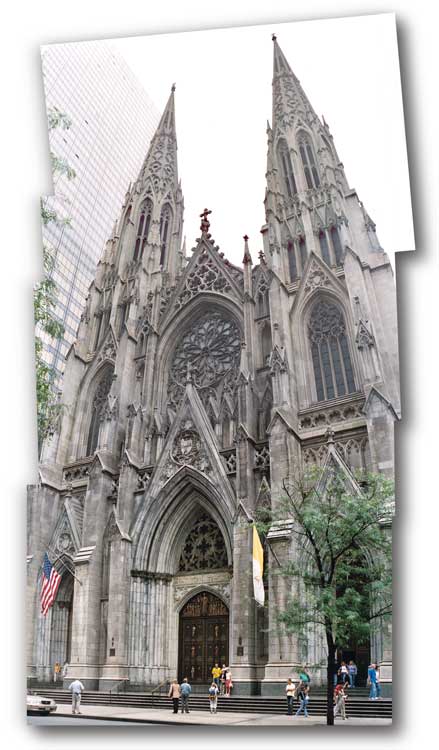 St. Patrick's Cathedral, 50th and Fifth Avenue, New York, September 2003